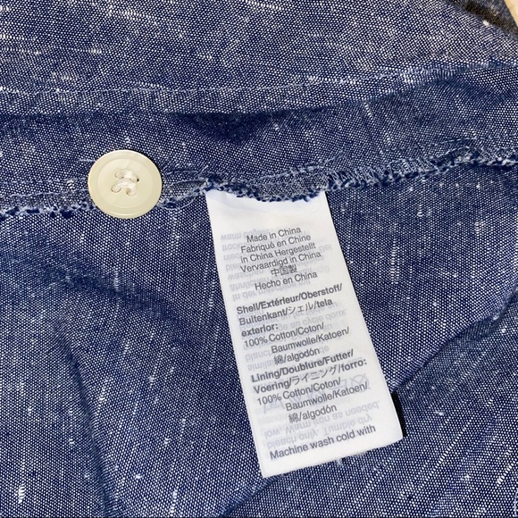 Madewell Chambray Denim Button Down Midi Dress - Picture 7 of 13